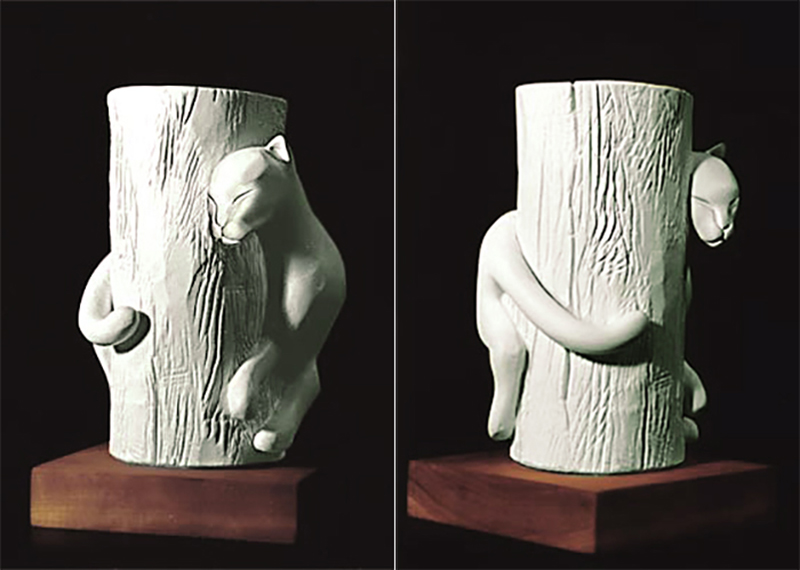 Sculpture cats