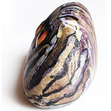 Baba Yaga stone painting